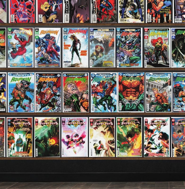Huge Lot 150+ Comics with Nightwing, Aquaman, Titans United & More!