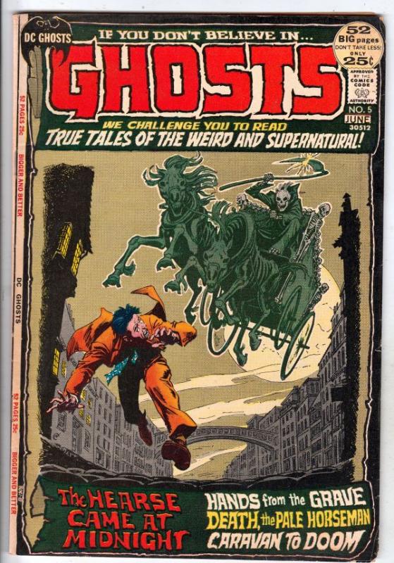 Ghosts #5 (Jun-72) FN+ Mid-High-Grade 