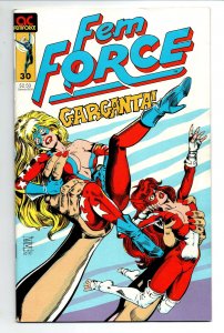 Femforce #30 - Garganta - Giantess  - AC Comics - 1991 - (-NM) 
