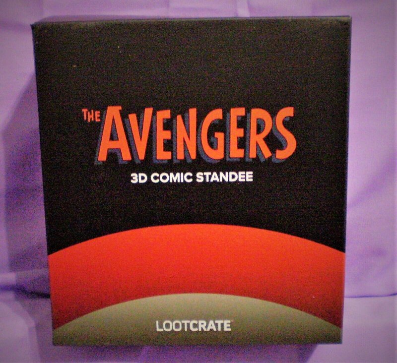 AVENGERS 3D Comic Standee Captain America Loot Crate Original Exclusive MCU