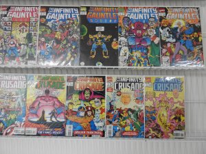 Infinity War, Infinity Gauntlet, & Infinity Crusade Complete Sets!!! Avg VF+ !