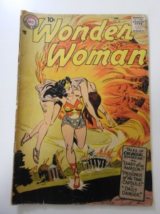 Wonder Woman #96 (1958) VG- Condition moisture stain