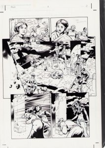 Fray #6 Pg. 2 - Interior Page - Karl Moline Artist 2001 (Hellboy Related)