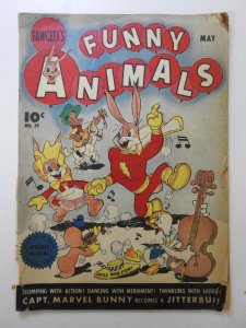 Fawcett's Funny Animals #29 (1944) W/ Capt Marvel Bunny! Good- Condition!