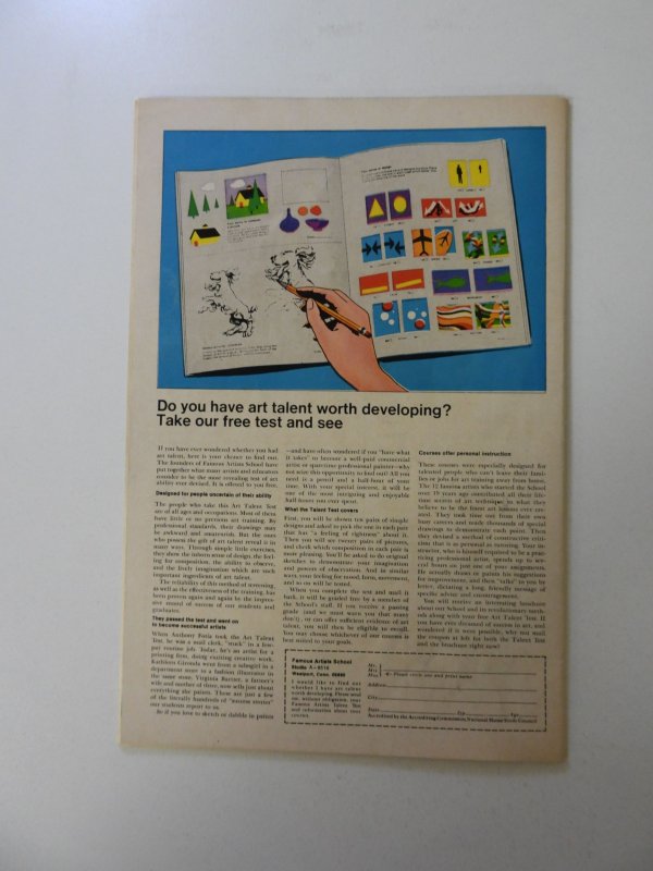 Sub-Mariner #35 (1971) VG+ condition stains back cover