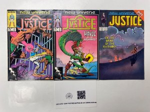 3 Justice MARVEL comic book #2 3 18 20 KM9