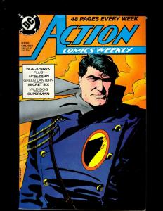 8 Action Comics DC Comic Books #598 599 600 601 602 603 604 605 Superman JF12