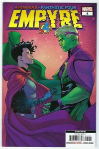Empyre # 4 Avengers Fantastic Four Variant 2nd Printing Cover NM Marvel 