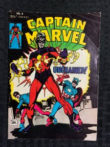 1981 CAPTAIN MARVEL Pocket/Digest #6 G/VG 3.0 Captain America & Bucky Cover