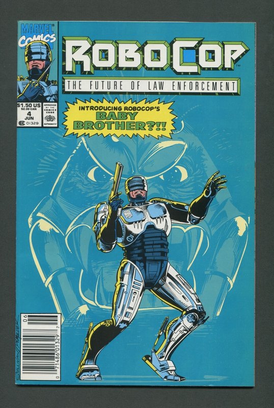 RoboCop #4  /  9.4 NM  Newsstand   June 1990