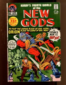 NEW GODS #4 - KIRBY ART - 1ST APPEARANCE ESAK (7.5) 1971