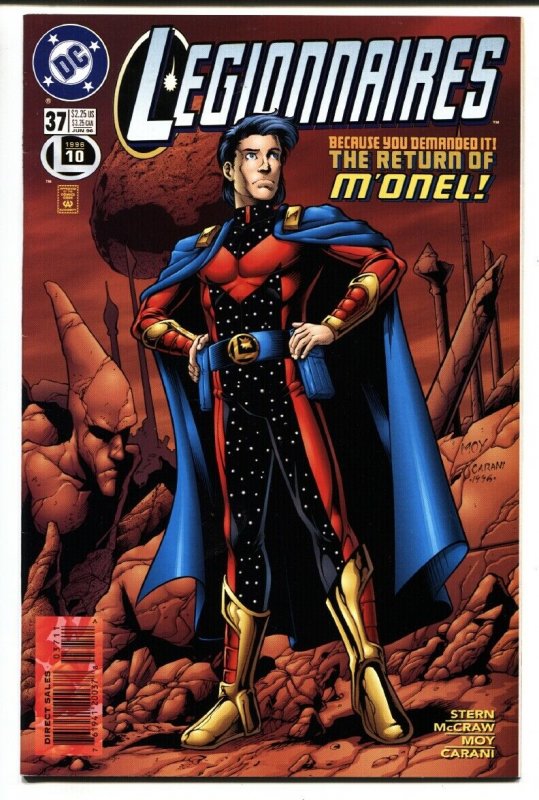 Legionnaires #37-MON-EL cover DC comic book 1996