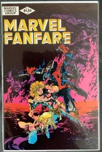 Marvel Fanfare #2 (1982) Spider-Man, Angel, Sauron, Mr Fantastic, Annihilus VF+