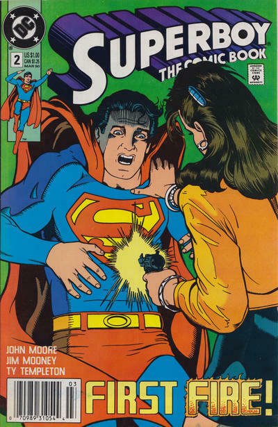 Superboy (2nd Series) #2 (Newsstand) FN; DC | save on shipping - details inside