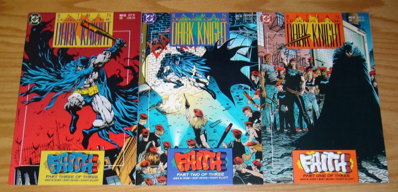 Batman: Faith #1-3 VF/NM complete story - mike w barr - bart sears - dark knight