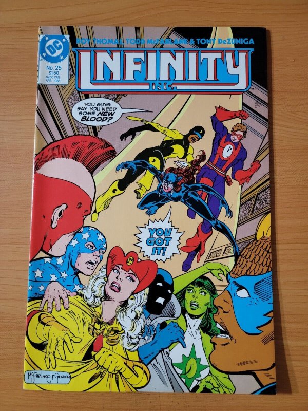 Infinity Inc. #25 ~ NEAR MINT NM ~ 1986 DC Comics 