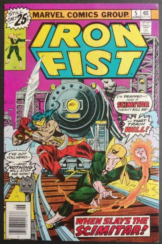 IRON FIST #5, VF/NM, Scimitar, Claremont, John Byrne, 1975 1976, more in store