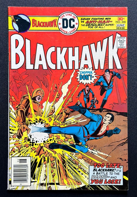Blackhawk #246 (1976) Newsstand - VF+