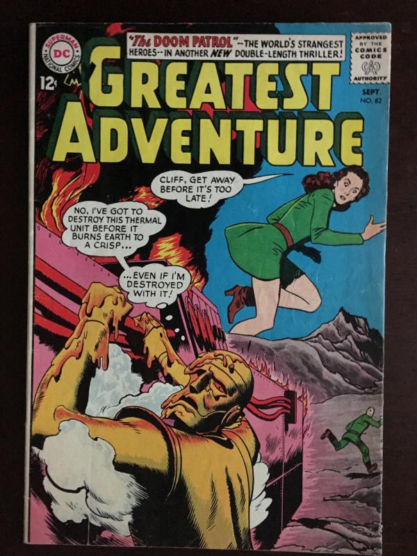 MY GREATEST ADVENTURE #82 3RD DOOM PATROL! BRIGHT F/VF CLASSIC!