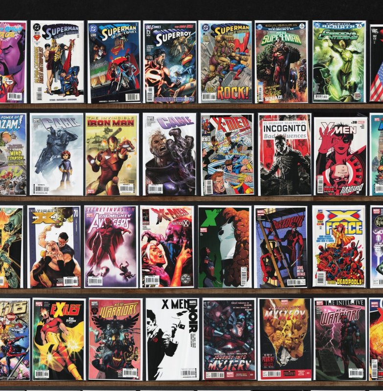 Huge Lot 150+ Comics with Cable, X-Force, Exiles, The Flash & More!