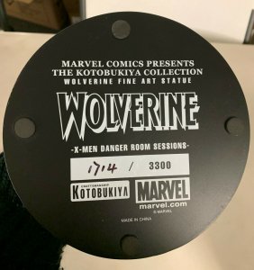 Kotobukiya Marvel Wolverine Fine Art Statue X-Men Danger Room Series 