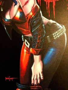 DCEASED #1 MICO SUAYAN UNKNOWN COMIC VIRGIN COVER HARLEY QUINN LTD 400 NM+ 