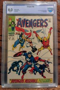 Avengers #58 (1968 Marvel) Vision Origin - CBCS 8.0