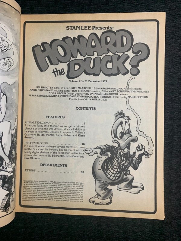 1979 Howard The Duck Magazine 2 Fvf 70 Gene Colan And Klaus Janson Comic Books Bronze Age