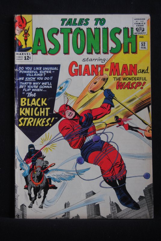 Tales to Astonish #52,Black Knight,  Kirby Cover