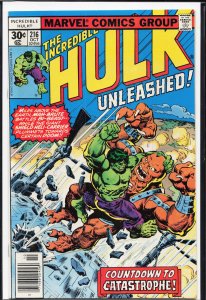 The Incredible Hulk #216 (1977) Hulk