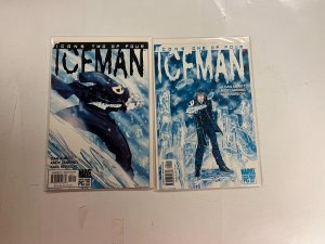 2 Iceman Marvel Comics books # 1 2 Abnett 27 RC47