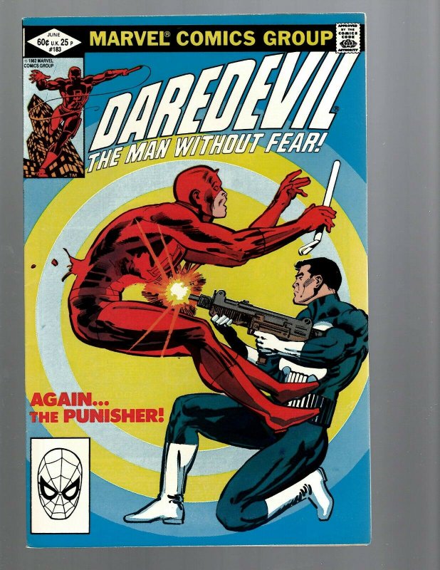 Daredevil # 183 NM- Marvel Comic Book Bullseye Defenders Hell's Kitchen TW67