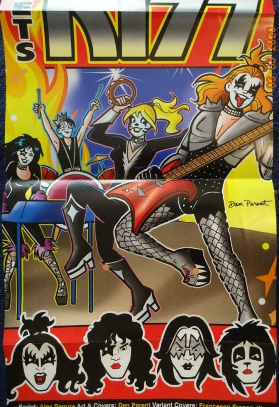 ARCHIE MEETS KISS  Promo Poster, 11 x 26.5, 2011, ARCHIE Unused more in our stor