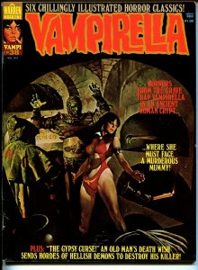 Vampirella #38 1974-Warren-Vampi cover-horror-mystery stories-mummy-FN