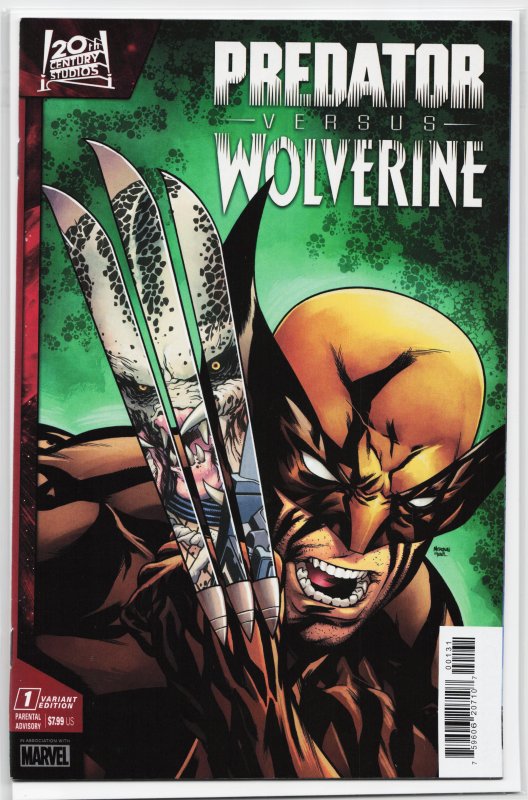 Predator vs. Wolverine #1 McKone Cover (2023) Predator