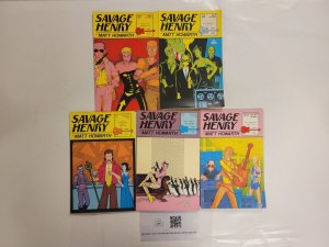 5 Savage Henry Rip Off Press Comic Books #12 13 14 15 16 4 TJ36