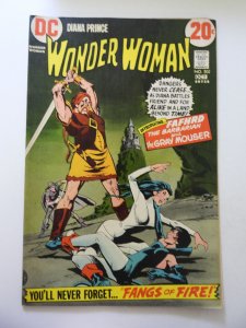 Wonder Woman #202 (1972) FN- Condition slight stain bc