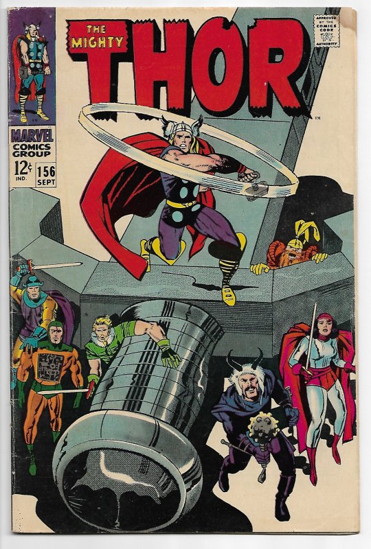 Thor #156 (1968) VG-