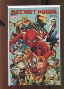 SECRET WARS #1 - DYNAMIC FORCES VARIANT (9.2 OB) 2015 