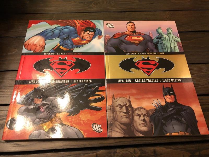 Superman Batman Public Enemies & Absolute Power TPB Lot Of 2 * 2005 *