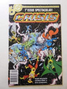 Crisis on Infinite Earths #1 (1985) VF- Condition Signed by George Perez W/ COA!