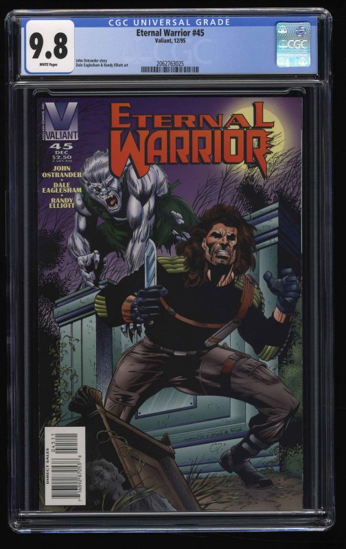 Eternal Warrior #45 CGC NM/M 9.8 White Pages