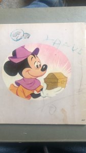 Walt Disney’s Mickey and the beanstalk, 1970, crayon scribble