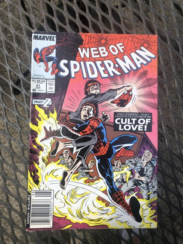 Web of Spider-Man #41 Newsstand Edition (1988)