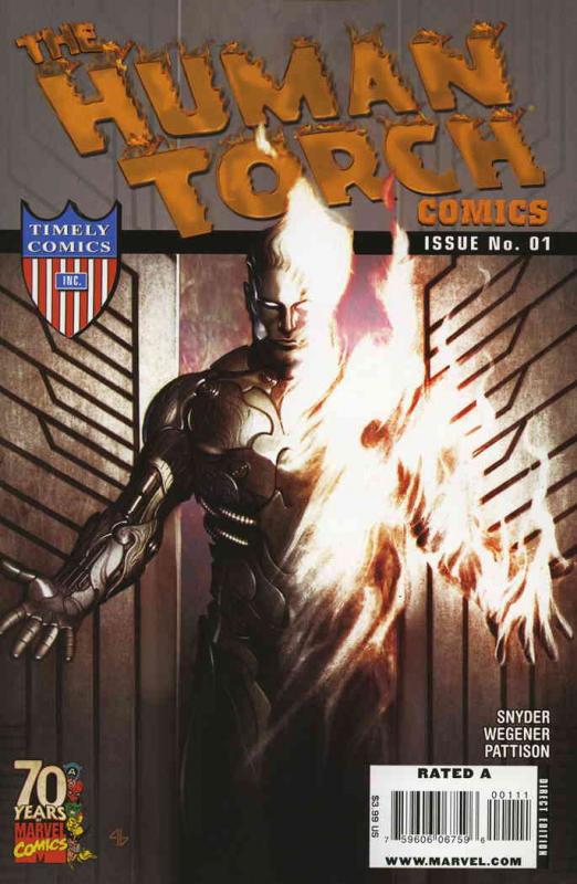 Human Torch Comics 70th Anniversary Special #1 VF/NM Marvel - save on shipping -