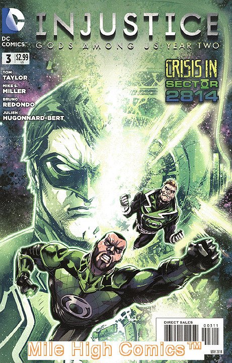 INJUSTICE: YEAR TWO (2014 Series) #3 Very Good Comics Book