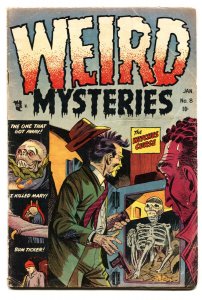 WEIRD MYSTERIES #8 1953-PRE-CODE HORROR-Wolverton-Witches-Devils