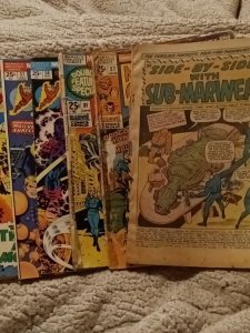Marvel's Greatest Comics 7 Issue Fantastic Four Silver Bronze Age Lot Run set...