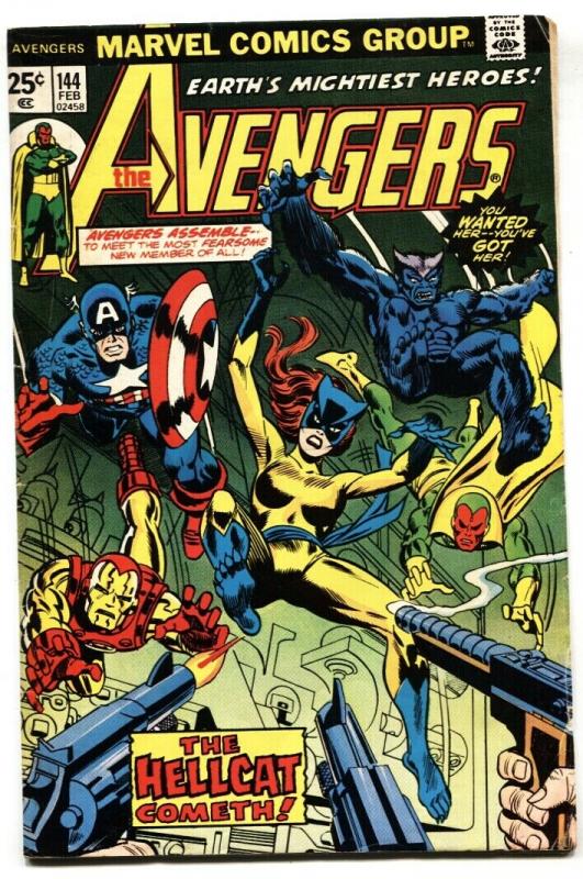 THE AVENGERS #144 1975-Patsy Walker Hellcat joins the Avengers VG 