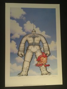 THE BIG GUY AND RUSTY THE BOY ROBOT Poster, Signed by Frank Miller, Geof Darrow